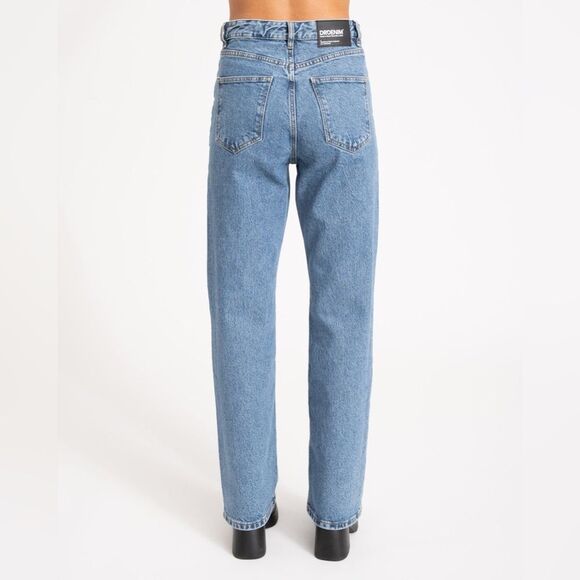 Dr. Denim Straight Leg Blue Jeans Size 2 - Picture 3 of 10